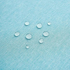 Outdoor Tablecloth Wrinkle-Free Stain Resistant Waterproof Polyester Fabric Table Cover with Zipper Umbrella Hole for Picnic/Party/Dinner/Patio Garden(60inch Round,Zippered,Aqua Blue)