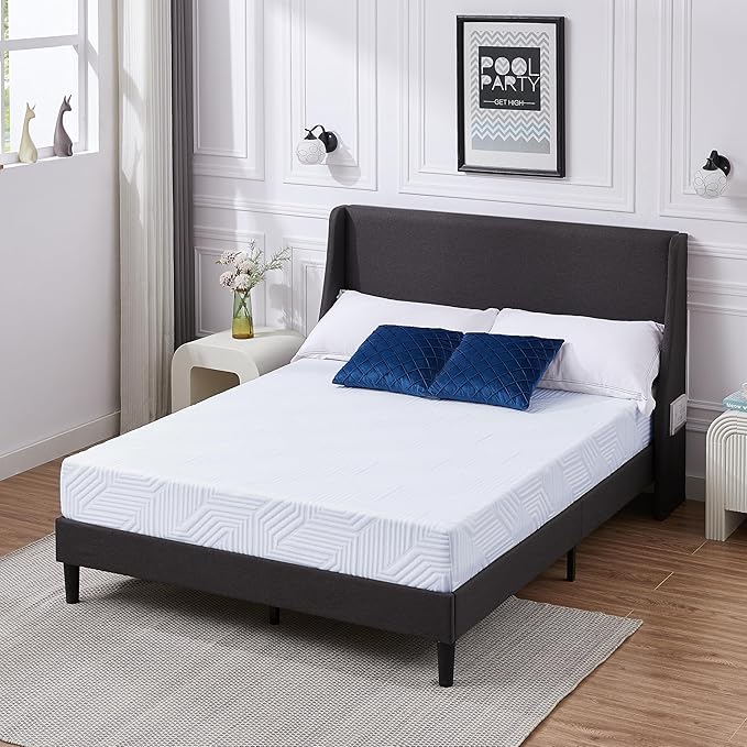 5 Inch Full Memory Foam Mattress,Cooling Gel Full Size Mattress in a Box,Medium Firm Mattresses for Pressure Relief,Double Mattress,CertiPUR-US Certified