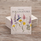 Bentley Seed Co. | Help Pollinators Kraft Hummingbird | 25 Non-GMO, Non-Coated Wildflower Seed Packets for Planting | Flower Seeds | Garden Seed to Grow Live Plants | A Beautiful Gift