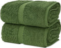 Chakir Turkish Linens, 100% Cotton Premium Quality Turkish Bath Sheets (35''x70'' Large Bath Sheet Towels - Moss)