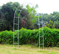 7.9 Ft H x 4.6 Ft W White Metal Pergola Arbor for Various Climbing Plant Wedding Garden Arch Bridal Party Decoration Wide Arbor