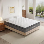 Twin Mattress, 14 Inch Gel Memory Foam Pocket Coils Springs Hybrid Mattresses, Medium Firm Twin Size Mattress in a Box, CertiPUR-US Certified, Cool & Support Comfort