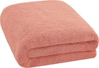 Cotton Paradise 100% Cotton 40x80 Oversized Bath Sheet, Extra Large Turkish Bath Towels for Bathroom, Coral Bathsheet