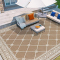 Outdoor Rug 8'x10' for Patios Waterproof Grey Patio Rugs Outdoor Mats for Front Porch,Beach Mat,Reversible Plastic Straw Camping Rugs for Outside RV,Deck,Balcony,Backyard