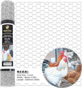 Chicken Wire 18 in x 50 FT x 2” Mesh x 20GA | Poultry Wire Netting | Hot Dipped Galvanised | Hexagonal Galvanized Mesh for Chicken Coop, Rabbit Cage, Fence Barrier PM18x50x2