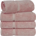 Chakir Turkish Linens | Hotel & Spa Quality 100% Cotton Luxury Turkish Towels | Soft & Absorbent (30x60 Inches Extra Large Bath Towels, Set of 4 - Pink)
