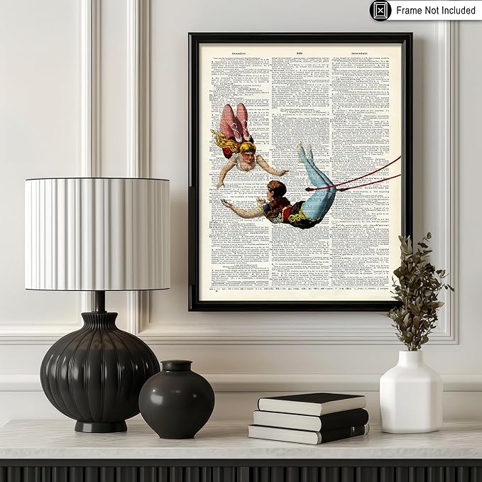 Poster Master Dictionary Art Poster - Acrobat Print - Circus Art - Entertainment Art - Gift for Men, Women & Performer - Chic Decor for Living Room, Bedroom, Dorm or Office, 18x24 Unframed Wall Art