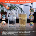 Water Filter Straw, Personal Water Filtration System, Water Purifier, Outdoor Emergency Survival Gear and Equipment for Hiking Camping Accessories Travel Fishing Emergency Preparedness (2PCS)