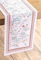 Maison d' Hermine Table Runner 100% Cotton Single Layer Table Runners 48 inches Long for Thanksgiving Christmas Decorations Home Kitchen Dining Party Wedding (Fairy Christmas, 14.5" x 48")