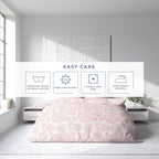 Kotton Culture 3 Pc Twin Size Duvet Cover Set- 100% Egyptian Cotton Sateen 600 Thread Count Ultra Soft Premium Durable Comforter Cover Zipper Closure & Corner Ties (Mandala, Twin/Twin XL 68" X 90")