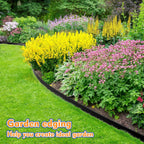2 Inch x 66 FT (Multiple Sizes Available) Landscape Edging, Garden Edging Borders with 70pcs Upgrade Stakes, Flexible No Dig Plastic Garden Border for Lawn, Landscaping, Flower Beds, tree and Yard