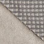 Modern Threads 6-Piece 100% Combed Cotton Yarn Dyed Cobblestone Jacquard Towel Set Charcoal