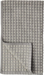 Modern Threads 6-Piece 100% Combed Cotton Yarn Dyed Cobblestone Jacquard Towel Set Charcoal