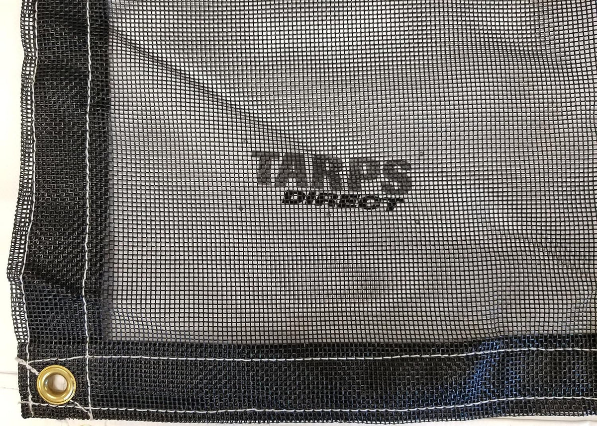 16 Ft. x 20 Ft. Black 10 Oz. Vinyl Coated Mesh Tarp