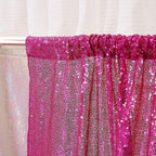 Poise3EHome Hot Pink Sequin Backdrop Curtains,4 Panels 2FTx8FT Glitter Background for Party Birthday Party Baby Shower Wedding Christmas Thanksgiving Halloween Holiday Festival Decor