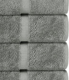 Chakir Turkish Linens | Hotel & Spa Quality 100% Cotton Premium Turkish Towels | Soft & Absorbent (8-Piece Towel Sets, Gray)