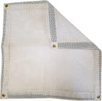 20 Ft. x 20 Ft. White 10 Oz. Vinyl Coated Mesh Tarp