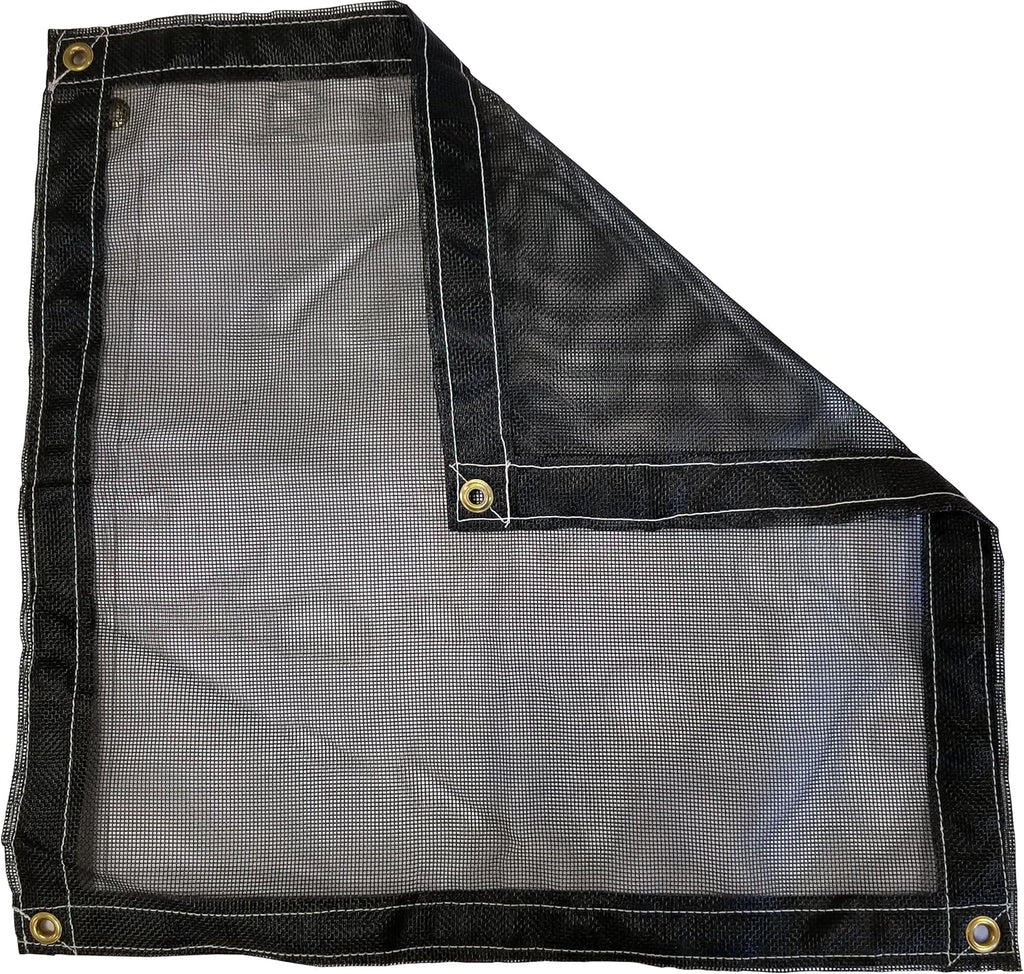 16 Ft. x 20 Ft. Black 10 Oz. Vinyl Coated Mesh Tarp