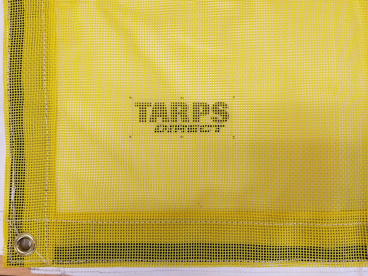 12 Ft. x 14 Ft. Yellow 10 Oz. Vinyl Coated Mesh Tarp