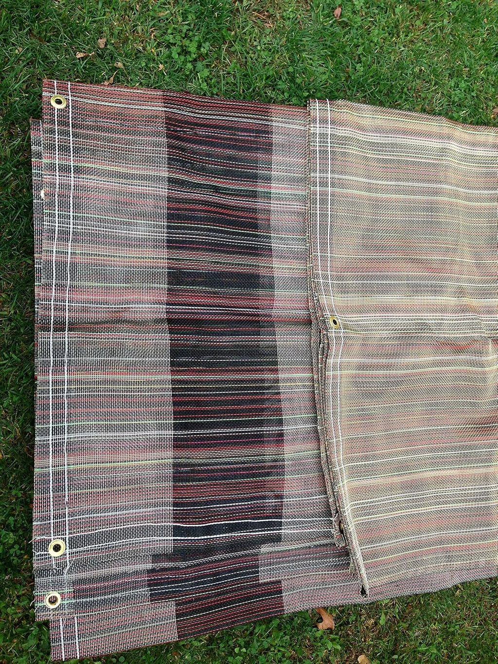 10 Ft. x 12 Ft. Multi-Colored 10 Oz. Vinyl Coated Mesh Tarp